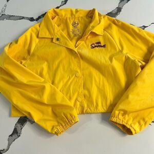 The Simpsons Yellow Crop Jacket